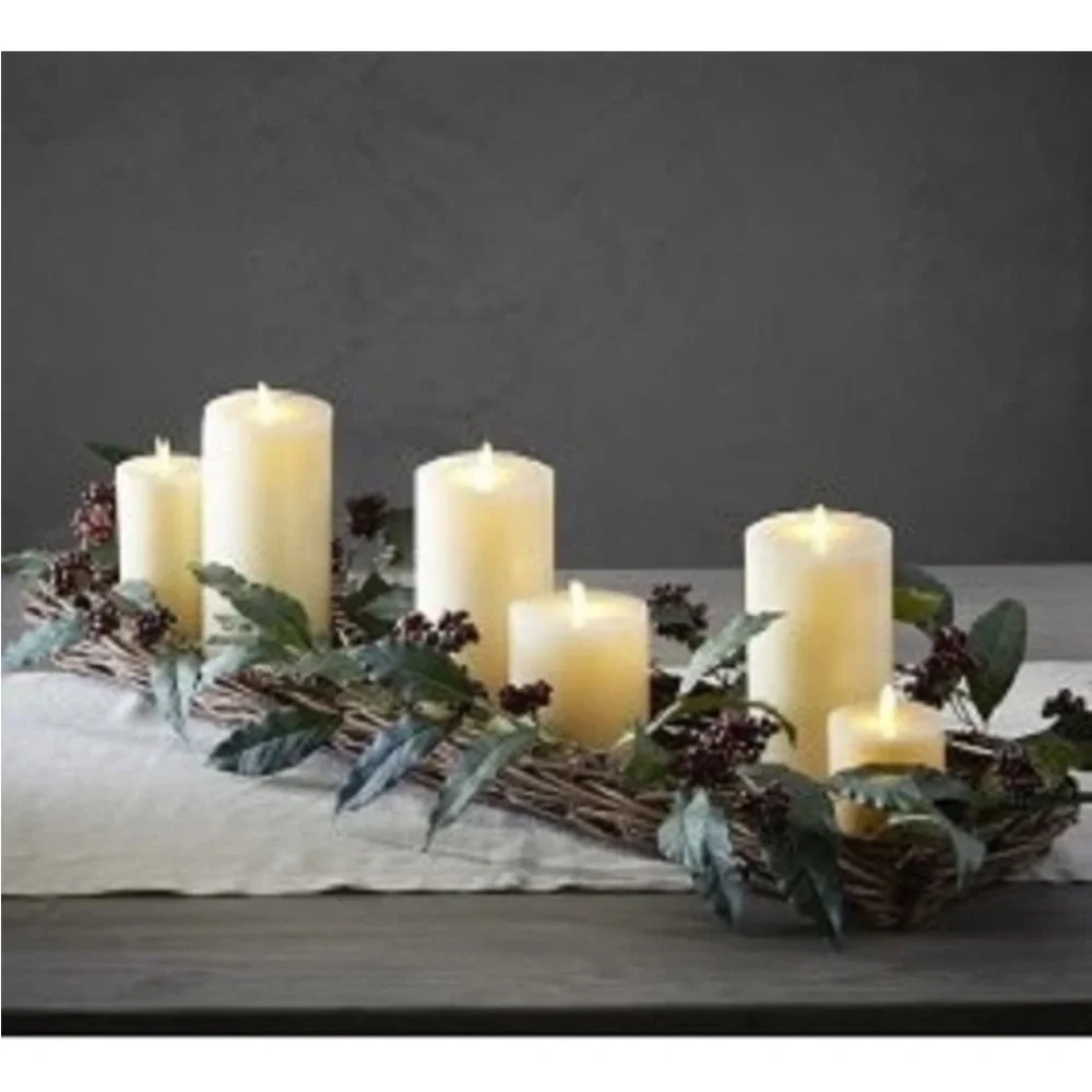 Pottery Barn Faux Autumnal Centerpieces 36” x8”